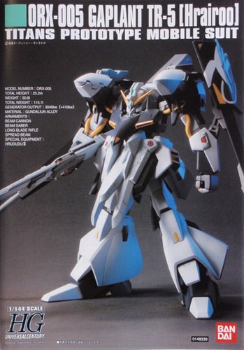 Bandai HGUC 073 Gundam ORX-005 GAPLANT Hrairoo 1/144 Scale Kit