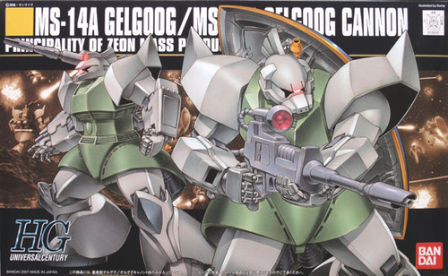 Bandai HGUC 076 Gundam MS-14A / MS-14C GELGOOG 1/144 Scale Kit