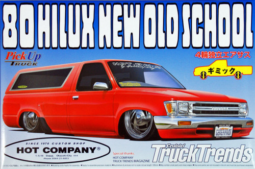 Aoshima 32794 Toyota Hilux 80 New Old School (Pick Up Truck) 1/24 Scale Kit