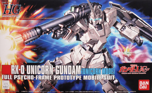 Bandai HGUC 101 Gundam RX-0 UNICORN Gundam 1/144 Scale Kit