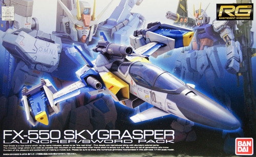 Bandai RG 06 Gundam FX-550 Skygrasper Launcher/Sword Pack 1/144 Scale Kit