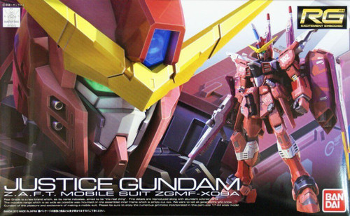 Bandai RG 09 Justice Gundam Z.A.F.T. Mobile Suit ZGMF-X09A 1/144 Scale Kit