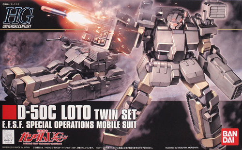 Bandai HGUC 106 Gundam D-50C LOTO TWIN SET 1/144 Scale Kit