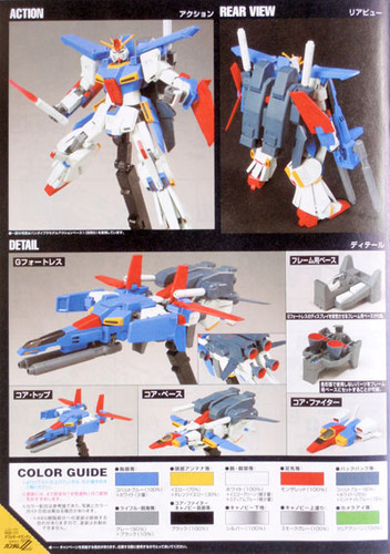 Bandai HGUC 111 Gundam MSZ-010 ZZ Gundam 1/144 Scale Kit