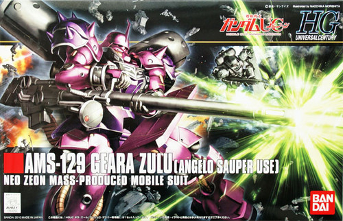 Bandai HGUC 112 Gundam AMS-129 GEARA ZULU 1/144 Scale Kit