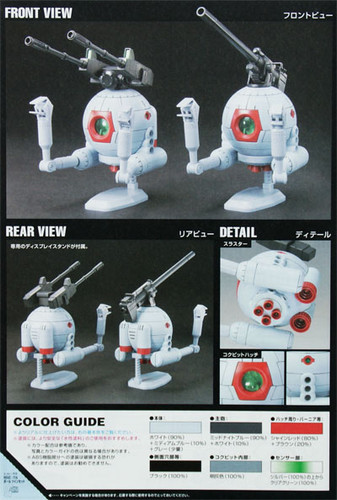 Bandai HGUC 114 Gundam RB-79 Ball TWIN SET 1/144 Scale Kit