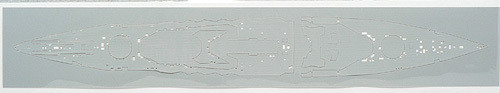 Aoshima 49723 IJN BattleShip NAGATO 1941-1944 Plastic Deck Sheet 1/700 Scale