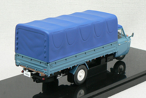 Ebbro 43849 MAZDA T2000 3-Wheel Truck Campustop 1962 (Blue) 1/43 Scale