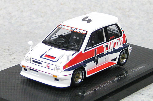 Ebbro 44472 Honda City Turbo R #4 Suzuka 1982 T.Boutsen (Resin) 1/43 Scale