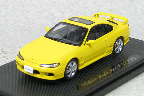 Ebbro 44619 Nissan Silvia Spec-R S15 1999 (Yellow) 1/43 Scale