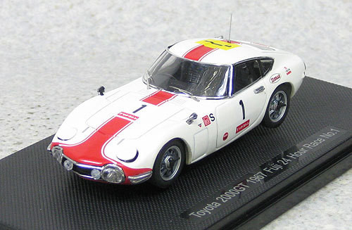 Ebbro 44627 Toyota 2000GT 1967 Japan Fuji 24H Race #1 1/43 Scale