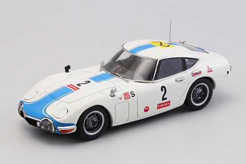 Ebbro 44628 Toyota 2000GT 1967 Japan Fuji 24H Race #2 1/43 Scale