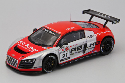 Ebbro 44630 HITOTSUYAMA RACING Audi R8 LMS 2011 (Resin Model) 1/43 Scale