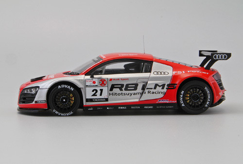 Ebbro 44630 HITOTSUYAMA RACING Audi R8 LMS 2011 (Resin Model) 1/43 Scale