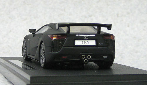 Ebbro 44640 LEXUS LFA Nurburgring Package Matt Black (Resin Model) 1/43 Scale
