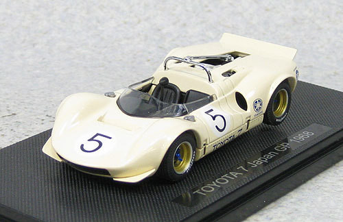 Ebbro 44704 Toyota 7 1968 Japan GP No.5 Otsubo (Ivory) 1/43 Scale