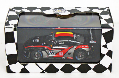 Ebbro 44713 Nissan GT-R GT1 2011 JRM Racing #23 (Black) 1/43 Scale