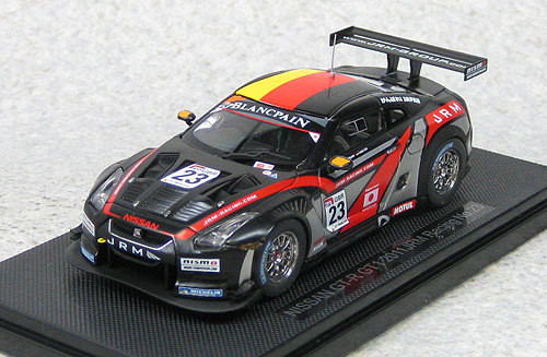 Ebbro 44713 Nissan GT-R GT1 2011 JRM Racing #23 (Black) 1/43 Scale