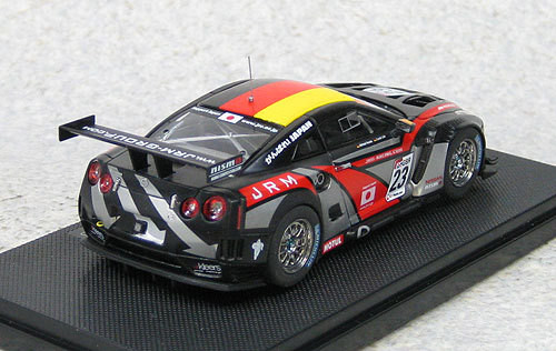 Ebbro 44713 Nissan GT-R GT1 2011 JRM Racing #23 (Black) 1/43 Scale