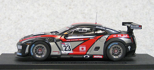 Ebbro 44713 Nissan GT-R GT1 2011 JRM Racing #23 (Black) 1/43 Scale