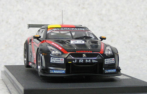 Ebbro 44713 Nissan GT-R GT1 2011 JRM Racing #23 (Black) 1/43 Scale