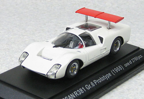 Ebbro 44723 Nissan R381 Group 6 1968 Prototype (White) 1/43 Scale