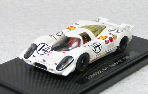 Ebbro 44728 Porsche 917 Short Tale Japan GP 1969 No.14 (White) 1/43 Scale