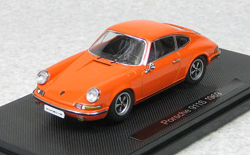 Ebbro 44796 Porsche 911S 1969 Orange 1/43 Scale