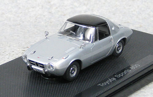 Ebbro 44800 Toyota Sports 800 (Silver/Black) 1/43 Scale