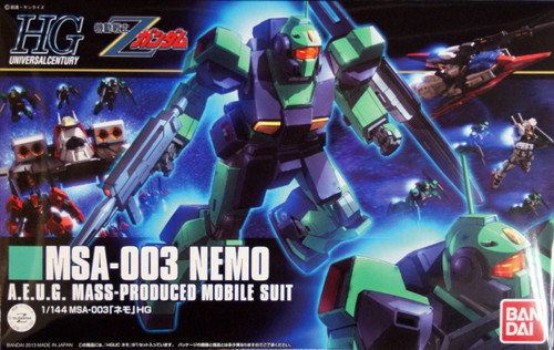 Bandai HGUC 150 Gundam MSA-003 NEMO 1/144 Scale Kit