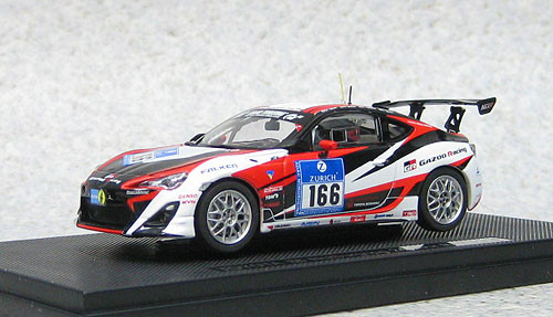 Ebbro 44892 Toyota 86 Nurburgring 24 Hour Race 2012 No.166 1/43 Scale
