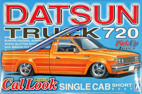 Aoshima 28438 Datsun Truck 720 Cal Look (Pick Up Truck) 1/24 Scale Kit