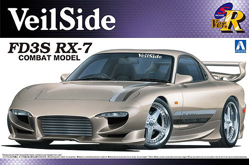 Aoshima 07228 Mazda RX-7 FD3S VeilSide Combat Model 1/24 Scale Kit