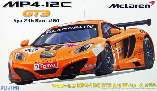 Fujimi RS-74 McLaren MP4-12C GT3 Spa 24h Race #60 1/24 Scale Kit 125701
