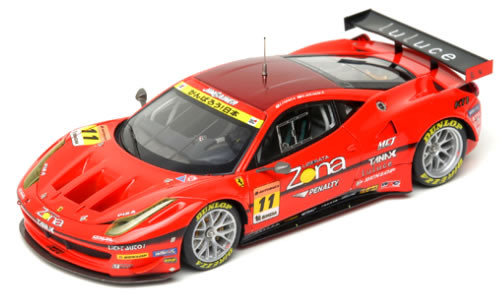 Ebbro 44678 JIM GAINER DIXEL DUNLOP 458 GTC Super GT300 2011 1/43 Scale