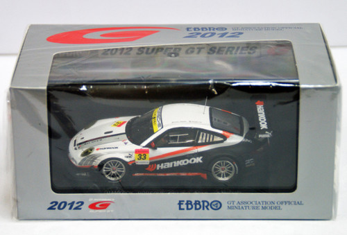 Ebbro 44751 Hankook Porsche Super GT 300 2012 No.33 (Resin Model) 1/43 Scale