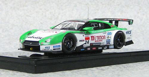 Ebbro 44853 Nissan Skyline D'Station Advan GT-R Low Down Force Super GT500 2012 No.24 1/43 Scale