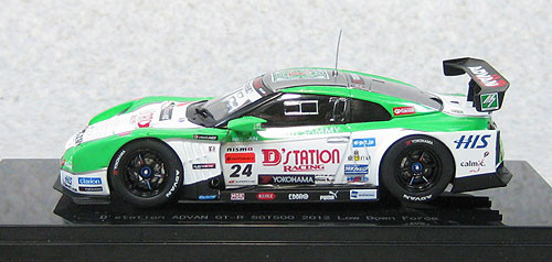 Ebbro 44853 Nissan Skyline D'Station Advan GT-R Low Down Force Super GT500 2012 No.24 1/43 Scale