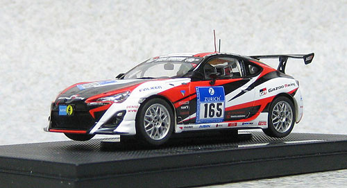 Ebbro 44899 Toyota 86 Nurburgring 24 hour Race 2012 #165 1/43 Scale