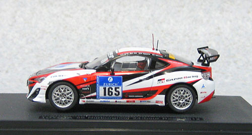 Ebbro 44899 Toyota 86 Nurburgring 24 hour Race 2012 #165 1/43 Scale