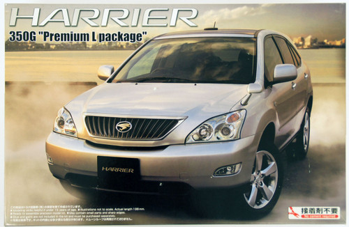 Aoshima 39533 Toyota Harrier 350G Premium L Package 1/24 Scale Kit