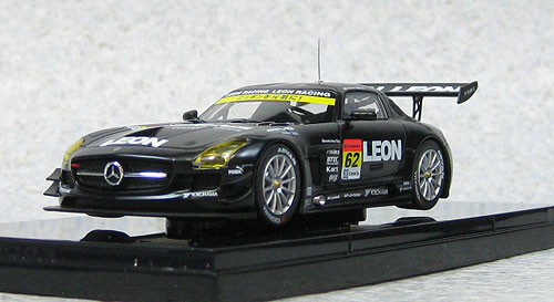 Ebbro 44944 Mercedes-Benz LEON SLS AMG SUPER GT300 2013 Okayama Test #62 1/43 Scale