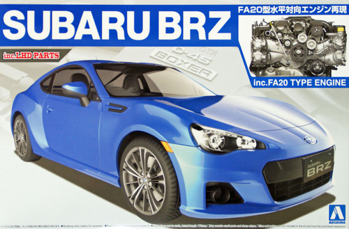 Aoshima 07617 Subaru BRZ with FA20 Type Engine (inc. LHD parts) 1/24 Scale Kit