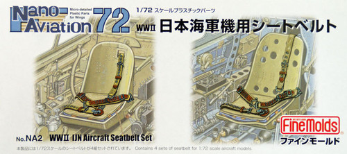 Fine Molds NA2 WW2 IJN Aircraft Seatbelt Set 1/72 Scale Kit
