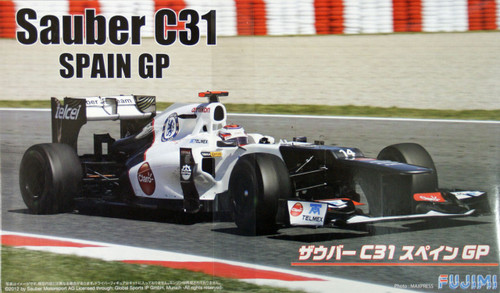 Fujimi GP SP27 F1 Sauber C31 Spain GP with 1/8 Scale Helmet 1/20 Scale Kit