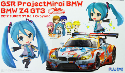 Fujimi 170015 BMW Z4 GT3 Hatsune Miku GSR Project Mirai Okayama 1/24 Scale Kit