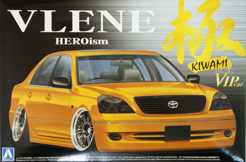 Aoshima 08249 Toyota Celsior VLENE HEROism Kiwami 1/24 Scale Kit