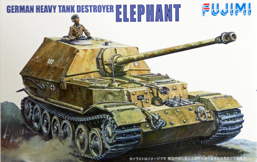 Fujimi WA05 World Armor German Heavy Tank Destroyer Elephant 1/76 Scale Kit