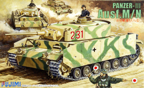Fujimi SWA11 Special World Armor Panzer-III Ausf.M/N 1/76 Scale Kit