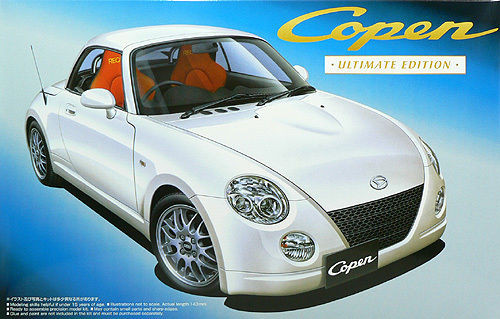 Aoshima 45015 Daihatsu Copen Ultimate edition 1/24 Scale Kit